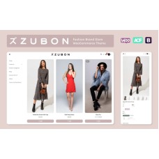 ZUBON - Fashion Brand Store WooCommerce Theme