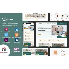 Fasher - Furniture Elementor WooCommerce Template