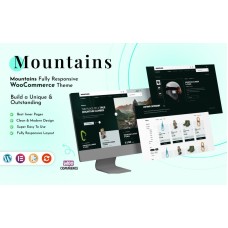 Mountains - A stunning WordPress Elementor theme