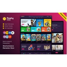 Flashy - Game Store and eSports Responsive Elementor WooCommerce Theme