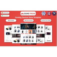 Game Freak - Gaming Devices & Accessories Store WooCommerce Elementor Template