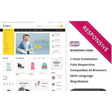 Kidena - The Kids Playstore Responsive WooCommerce Theme