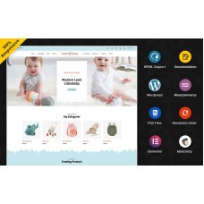 LittleBaby - Kids Fashion and Toys Elementor WooCommerce Store