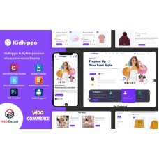 Kidhippo -  Kids Toy & Cloth Multipurpose Woocommerce Theme