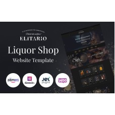 Elitario - Liquor Store WooCommerce Elementor Theme