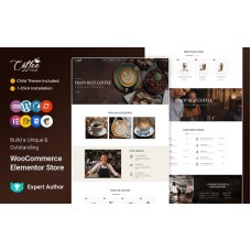 Coffee - Tea, Coffee, Drinks, and Beverages Store Elementor WooCommerce Theme