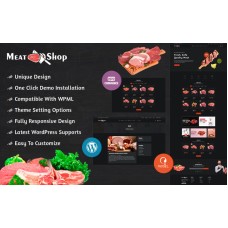 Meat Shop WooCommerce Theme With AI Content Generator