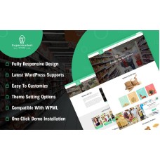 Supermarket Store WooCommerce Theme With AI Content Generator