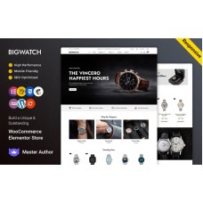 BigWatch – Watch and Jewelry Elementor WooCommerce Store