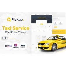 Pickup - Fast And Reliable Taxi Service Website WordPress Theme