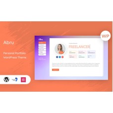 Abru - Personal and Portfolio WordPress Theme