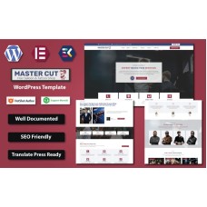 Master Cut - Barber, Hair Salon & Tattoo Shop WordPress Elementor Template