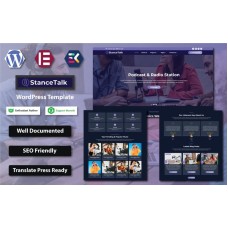 Stance Talk - Podcast & Radio Station WordPress Template