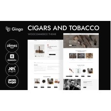 Gingo - Cigars and Tobacco WordPress Theme