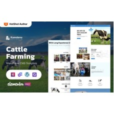 Kamdenu - Cattle Farming And Milk WordPress Elementor Theme