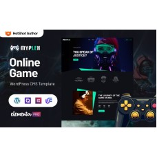 Myplex - Online Games WordPress Elementor Theme