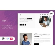 Tian – Minimal Personal Portfolio WordPress Theme