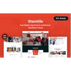 Starntile - Fuel Station, Gas Pump & Architecture WordPress Theme