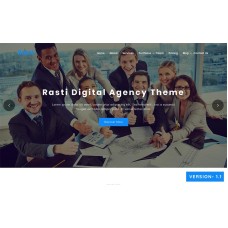 Rasti - Digital Agency One page WordPress Theme