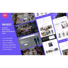 Invest - Business And Multipurpose Responsive WordPress Theme