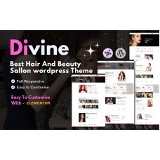 Divine Hair And Beauty Salon- Wordpress Theme