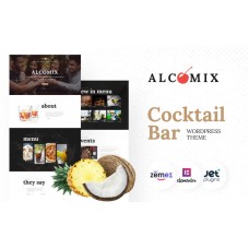 Alcomix - Cocktail Bar WordPress Theme