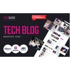 Techguide - Tech Blog WordPress Elementor Theme