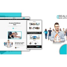 Powar-Realis Real Estate Agency Landing Page WordPress Theme