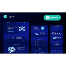 Cryptix - ICO, Bitcoin & Crypto Currency Elementor Wordpress Theme