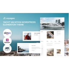 Voyagee - Yacht Vacation WordPress Elementor Theme