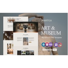Theartga - Art Gallery And Museum WordPress Elementor Theme
