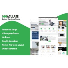 Immaculate Business - Multipurpose Consulting Wordpress Theme