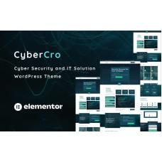 CyberCro - Cyber Security and IT Solution One Page WordPress Theme