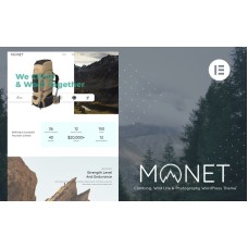 Monet - Climbing, Wild Life & Photography WordPress Theme