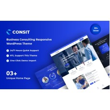 Consit - Business Consulting Responsive WordPress Theme