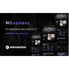 Nbusiness - Multipurpose Business and IT Solution One Page WordPress Theme