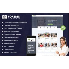 Language Courses & Learning Center WordPress Theme
