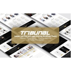 TRIBUNAL - Lawyer, Law Firm and Legal Attorney Landing Page WordPress Theme