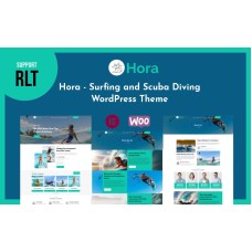 Hora - Surfing and Scuba Diving WordPress Theme.