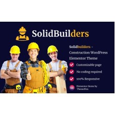 Solidbuilder - Constraction WordPress Elementor Theme