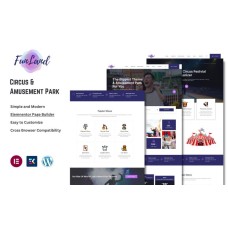 FunLand - Circus & Amusement Park WordPress Theme