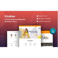 Kindten - Child Kindergarten Responsive WordPress Theme