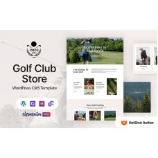 Cros Golf - Club And course WordPress Elementor Theme