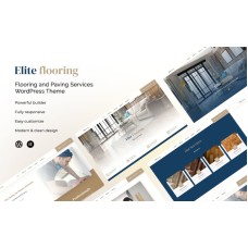 Elite Flooring - Paving Services WordPress Template