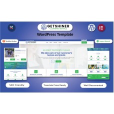 GetShiner - Limousine, Window Cleaners / Cleaning Service WordPress Elementor Template