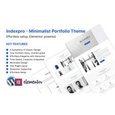 Indexpro - Minimalist Portfolio Theme