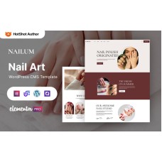 Nailum - Nail Art Salon WordPress Elementor Theme