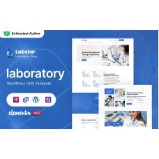 Labstar - Laboratory And Science Research WordPress Elementor Theme