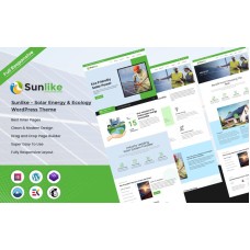 Sunlike - Solar Energy & Ecology WordPress Theme