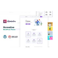 Xcreative Personal Creative Portfolio WordPress Theme